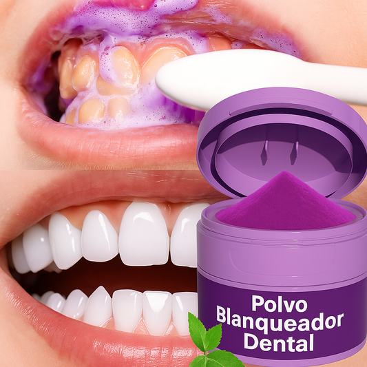Polvo Blanqueador Dental Natural