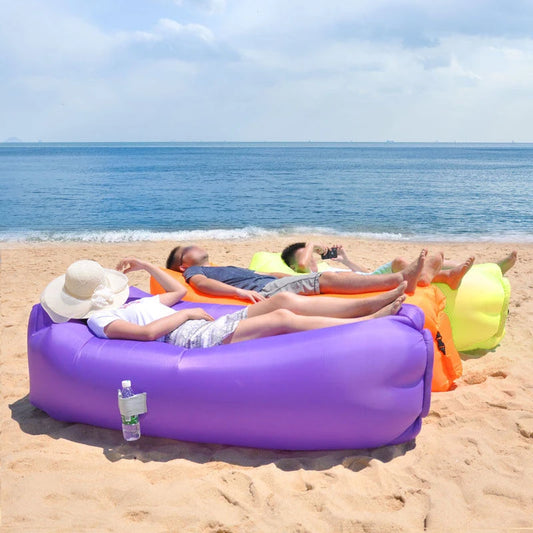 Sofá Inflable Portátil – Ideal para Playa, Camping y Jardín | Envío 24–48h